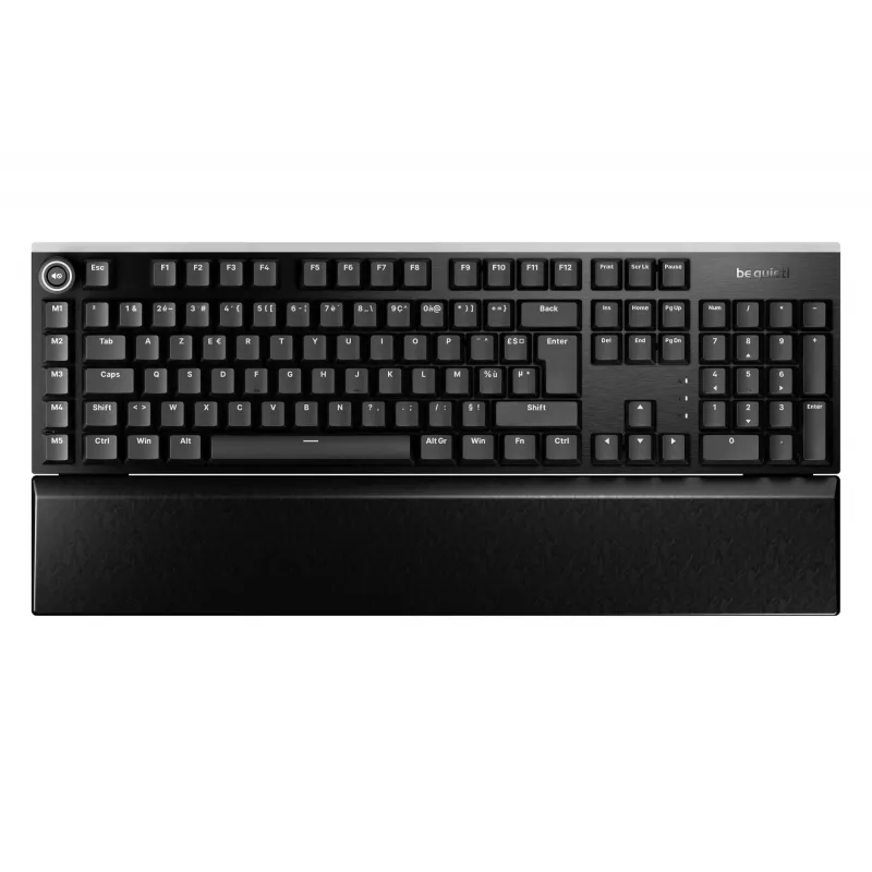 be quiet Light Mount Silent Tactile FR ISO klávesnica herná USB AZERTY francúzska čierna