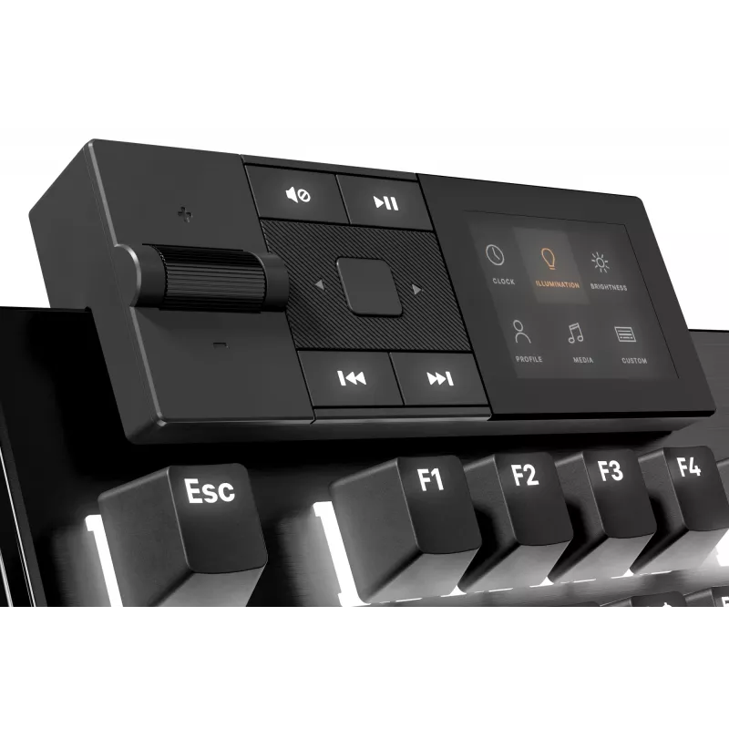 be quiet Dark Mount Silent Linear FR ISO klávesnica herná USB AZERTY francúzska čierna