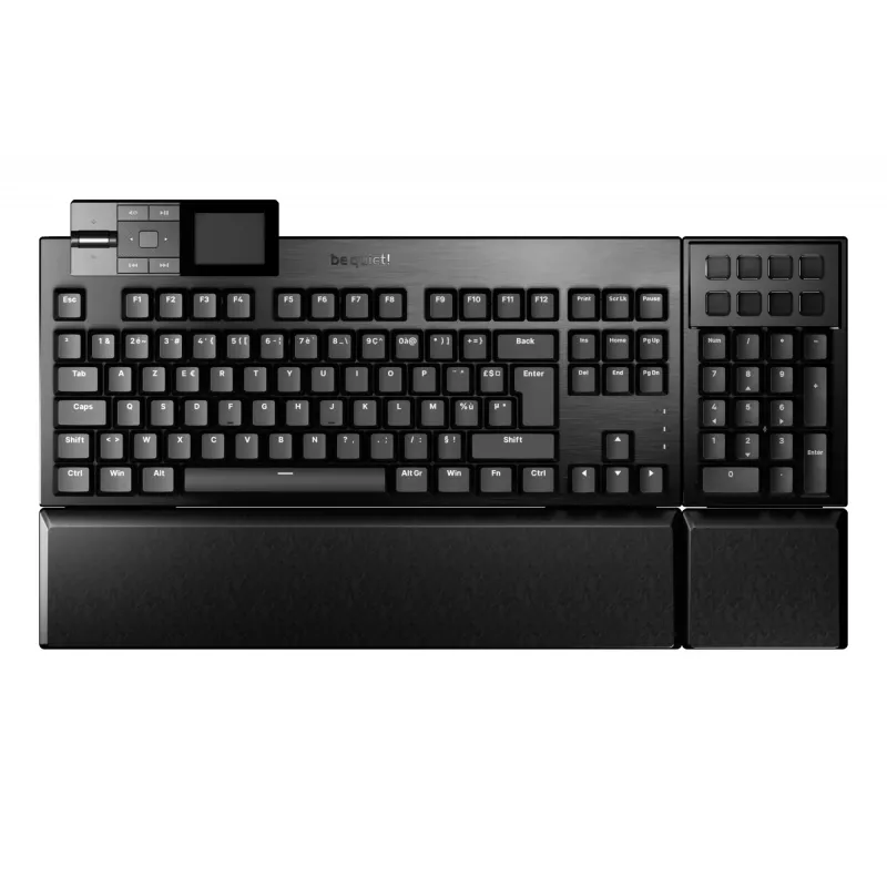 be quiet Dark Mount Silent Tactile FR ISO herná klávesnica USB AZERTY francúzska čierna