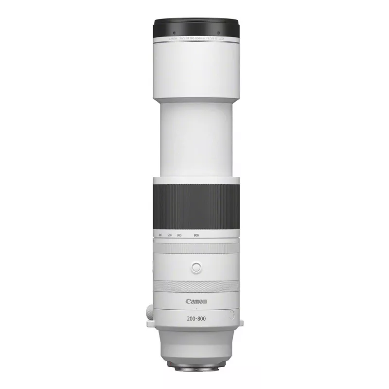 Canon RF 200-800 mm F6.3-9 IS USM teleobjektív, čierna/biela