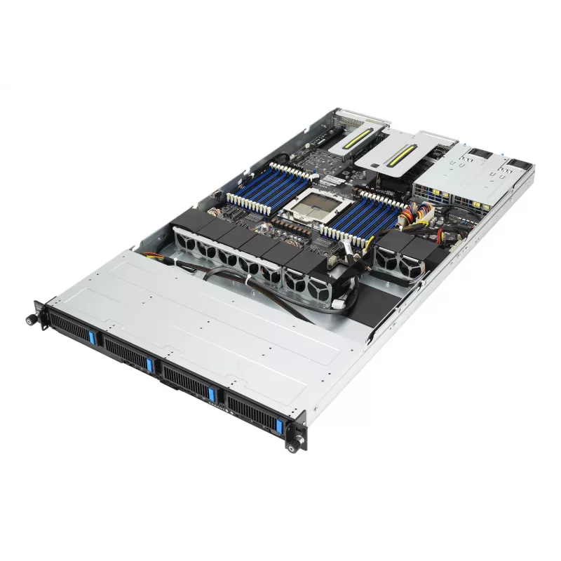 ASUS RS501A-E12-RS4 LGA 6096 Rack (1U) čierna, strieborná