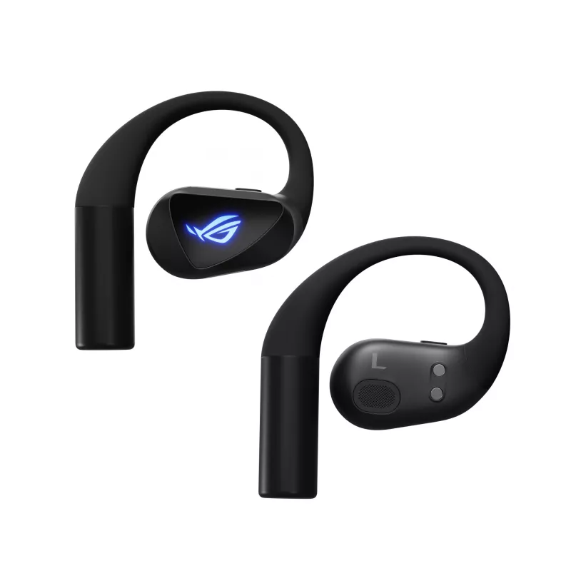 Headset ASUS ROG Cetra Open Wireless TWS Bluetooth ušný háčik čierny, 20–20000 Hz, 116 g