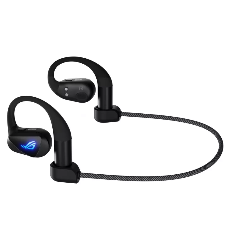 Headset ASUS ROG Cetra Open Wireless TWS Bluetooth ušný háčik čierny, 20–20000 Hz, 116 g