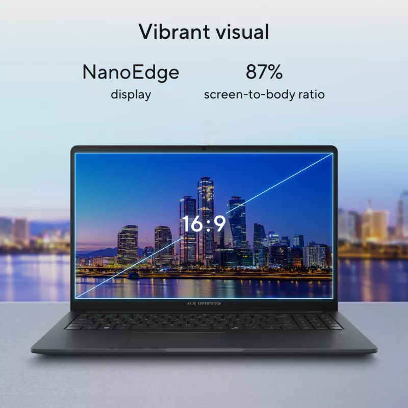 ASUS ExpertBook B1 B1503CVA-S78424X Intel Core 7 150U notebook 39,6 cm (15,6 inch) Full HD 32 GB DDR5-SDRAM 1 TB SSD Wi-Fi 6E (802.11ax) Windows 11 Pro US International sivý