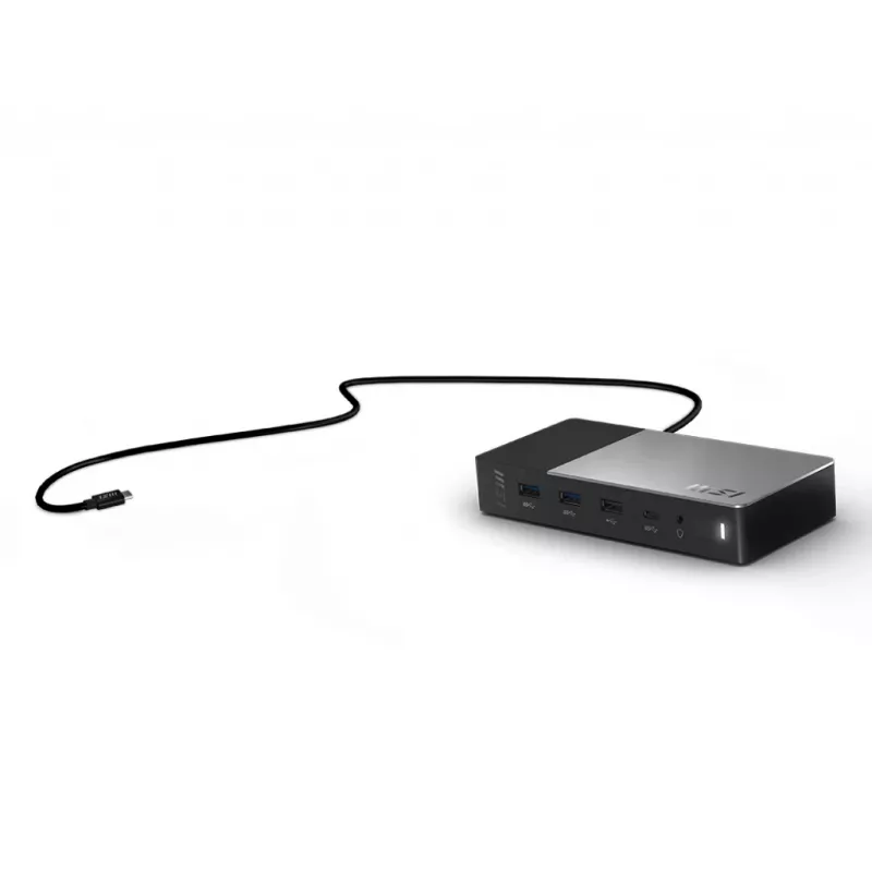 MSI USB-C dokovacia stanica Gen 2 USB 3.2 Gen 2 (3.1 Gen 2) Type-C čierna