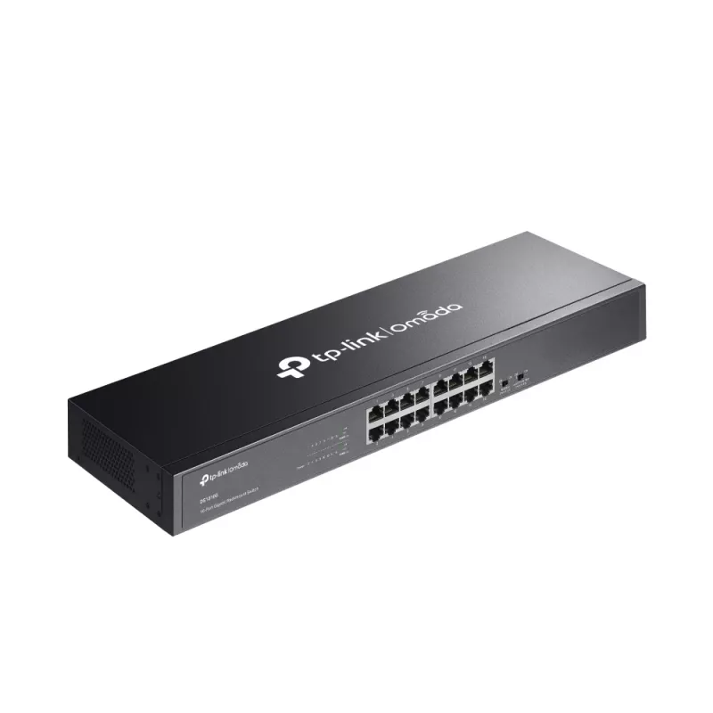 TP-Link Omada DS1016G sieťový switch neupravovaný Gigabit Ethernet (10/100/1000) 1U čierny