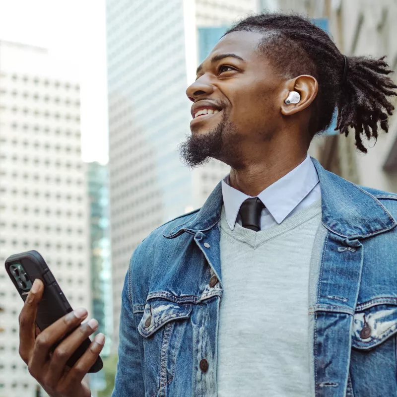 JVC Active Noise Cancelling TWS biela, True Wireless Stereo (TWS), 20 - 20000 Hz, hovory/hudba, 10,1 g, headset, biela