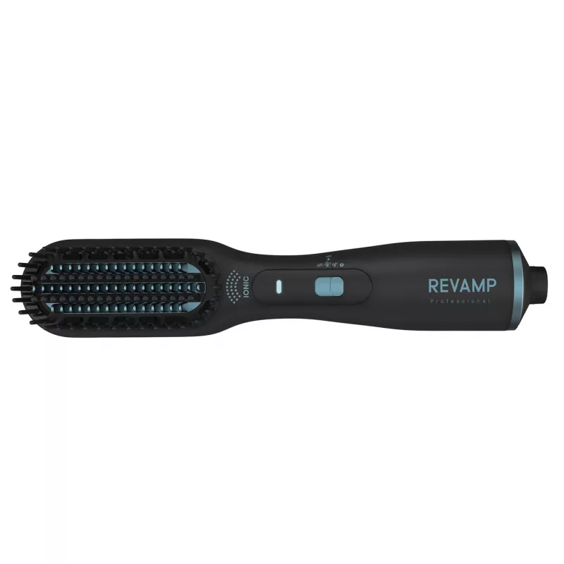 Revamp Progloss Deepform rovná & Style Blow teplovzdušná kefa teplá čierna 550 W 3 m