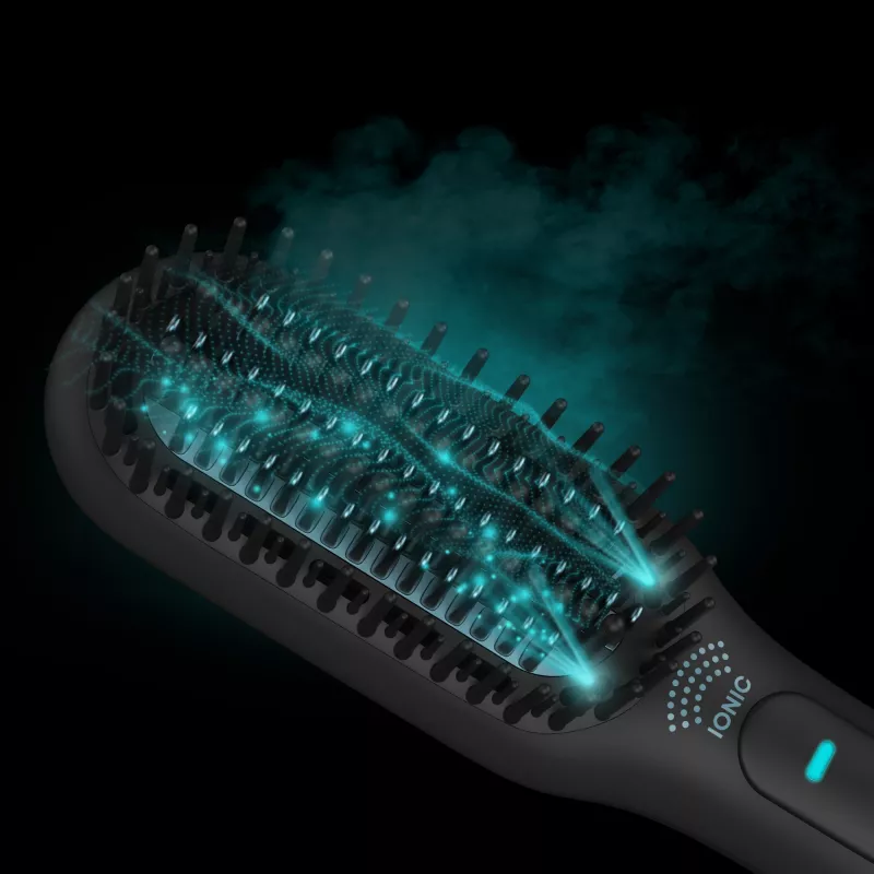 Revamp Progloss Deepform rovná & Style Blow teplovzdušná kefa teplá čierna 550 W 3 m