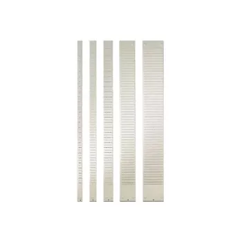 Nobo T-Card kovové panely veľkosť 2, 32 priehradiek, sivá, 64 mm, 655 mm, 210 g, 64 mm, 13 mm