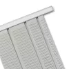 Nobo T-Card kovové panely veľkosť 2, 32 priehradiek, sivá, 64 mm, 655 mm, 210 g, 64 mm, 13 mm