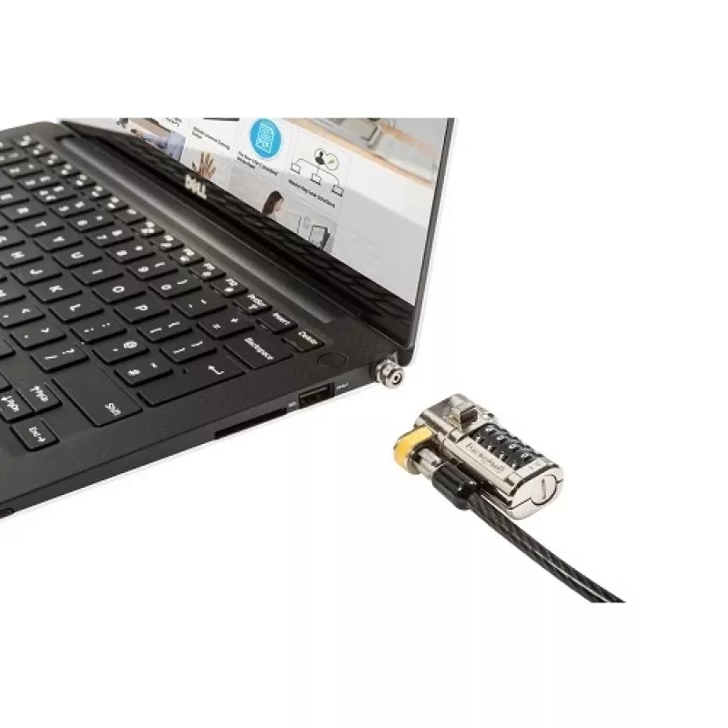 DELL 461-AAEU káblový zámok čierny, nerez 1,8 m