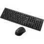 Sandberg Wireless Office DesktopSet INT, Wireless, RF Wireless, Membrane, QWERTY, čierna, myš súčasťou