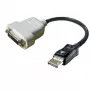 DisplayPort na DVI-D kábel DELL 023NVR 0,23 m čierny biely