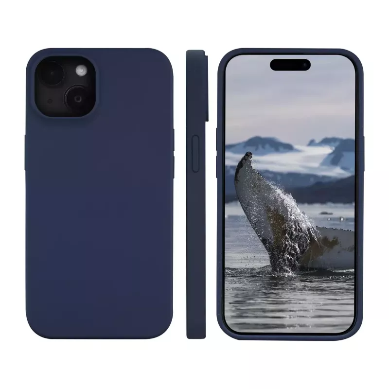 dbramante1928 Monaco silikónové puzdro s MagSafe pre iPhone 15 Pacific Blue