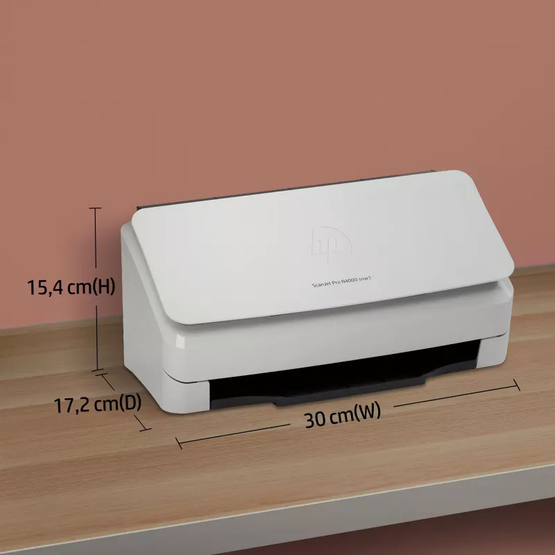 HP ScanJet Pro N4000 snw1 skener s podávačom 600 x 600 DPI