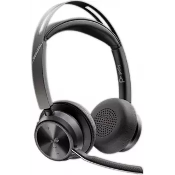 HP Poly Voyager Focus 2 Microsoft Teams Certified USB-C-C headset +USB-C/A adaptér