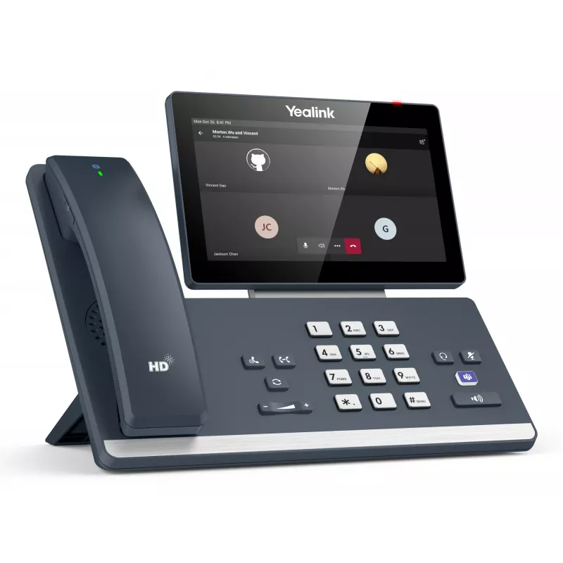 IP stolný telefón Yealink MP58‑WH E2 Teams 7-palcový dotykový displej, HD audio, Microsoft Teams