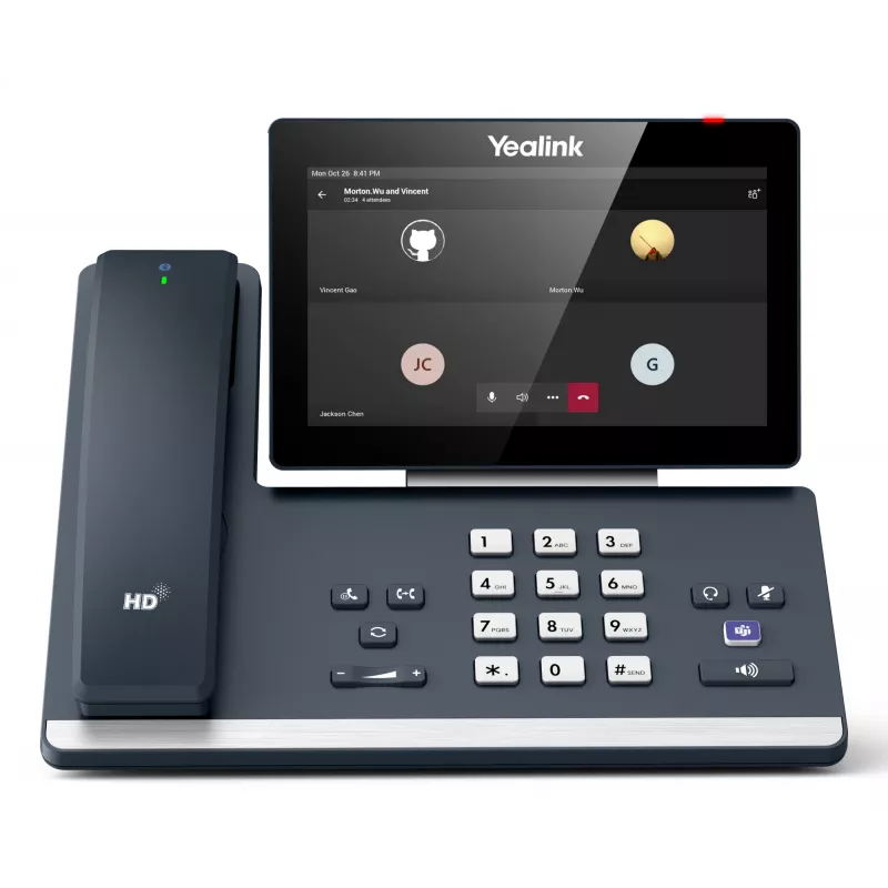 IP stolný telefón Yealink MP58‑WH E2 Teams 7-palcový dotykový displej, HD audio, Microsoft Teams