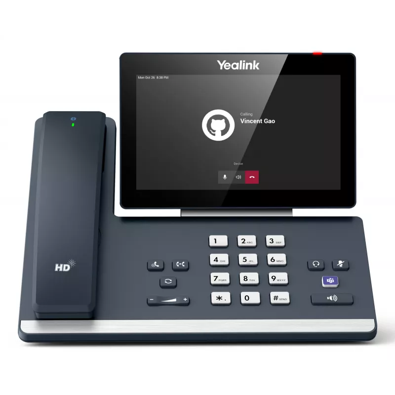 IP stolný telefón Yealink MP58‑WH E2 Teams 7-palcový dotykový displej, HD audio, Microsoft Teams