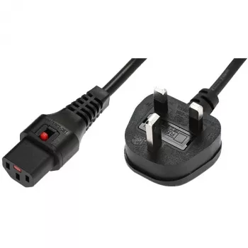 Napájací kábel MicroConnect UK Typ G na IEC C13 konektor samec – napájací kábel pre počítače a periférne zariadenia