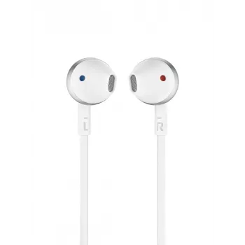 JBL Tune 205, káblový, 20 - 20000 Hz, hovory/hudba, 14,3 g, headset, chróm, biela