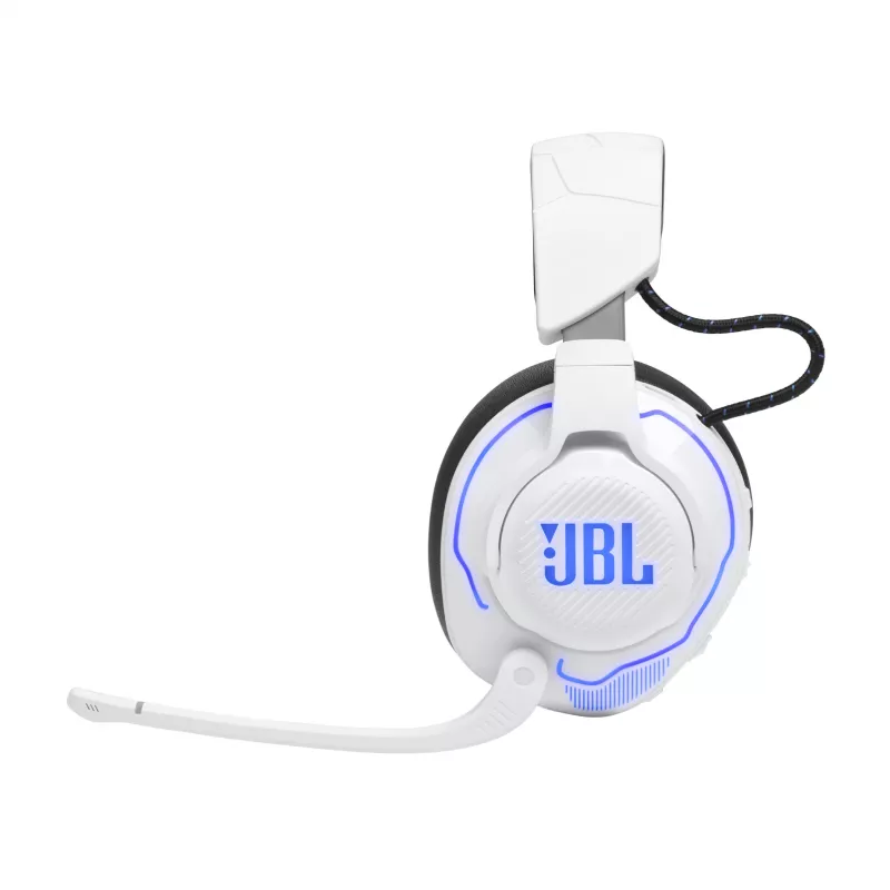 JBL Quantum 910P headset káblový a bezdrôtový čelenkový herný USB Type-C Bluetooth modrá, biela