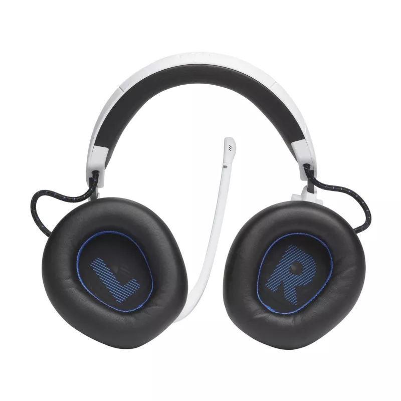 JBL Quantum 910P headset káblový a bezdrôtový čelenkový herný USB Type-C Bluetooth modrá, biela