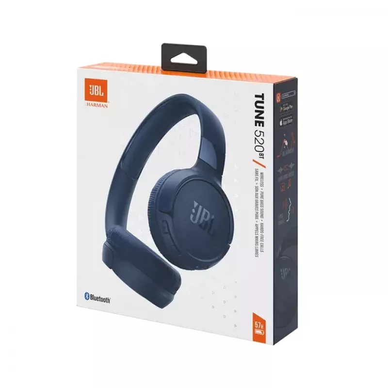 JBL Tune 520BT headset bezdrôtový čelenkový hovory/hudba USB Type-C JBLT520BTBLUEU