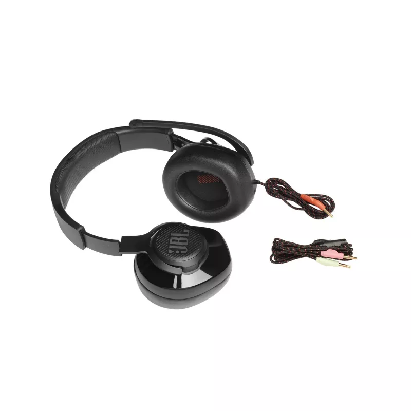 JBL Quantum 200 ČIERNA, káblový, 20 - 20000 Hz, herný, 248 g, slúchadlá, čierna