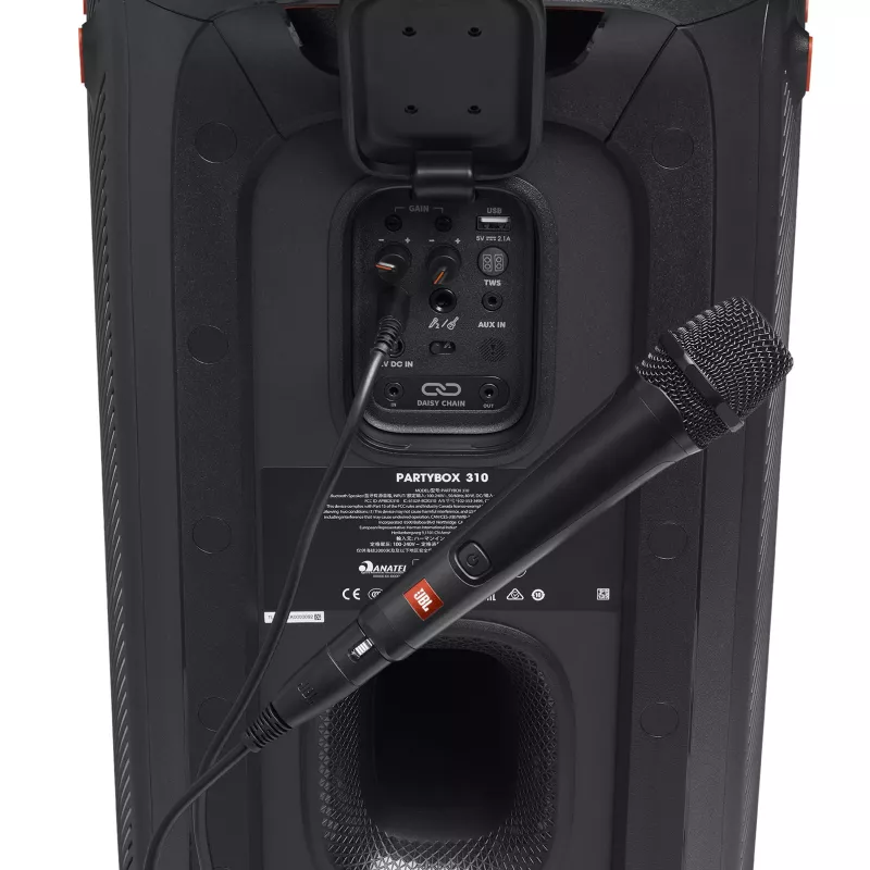 JBL PBM 100 čierny, karaoke mikrofón, -55 dB, 50 - 15000 Hz, 600 Ω, kardioida, káblový