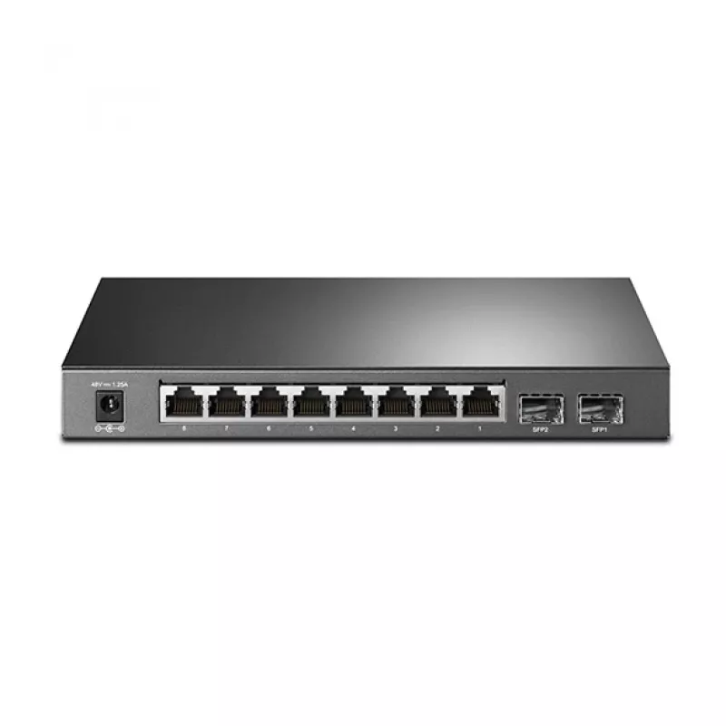 TP-Link JetStream 8-portový gigabitový Smart PoE switch s 2 SFP slotmi