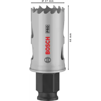 Korunový vrták Bosch PRO Multi Material PC Plus 44/27 mm — jednotlivý, pre vŕtačku, Ø27 mm