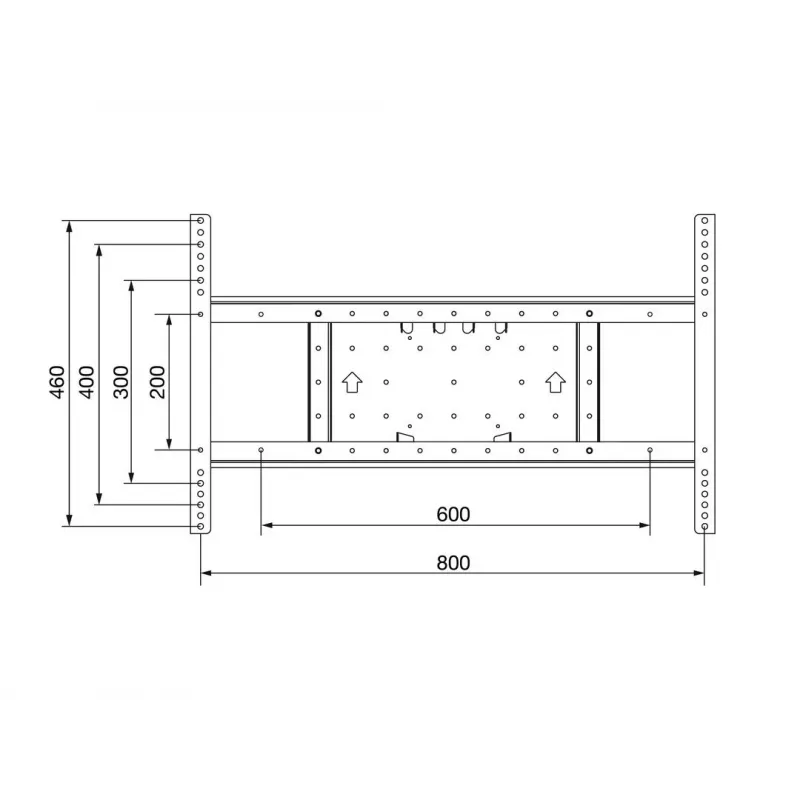 Rozširujúca sada Multibrackets M VESA rozširujúca sada Tilt & Turn 800x400