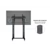 Multibrackets M Public Display Stand 210 Dual Pillar Wheelbase čierny