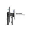 Multibrackets M Public Display Stand 210 Dual Pillar Wheelbase čierny