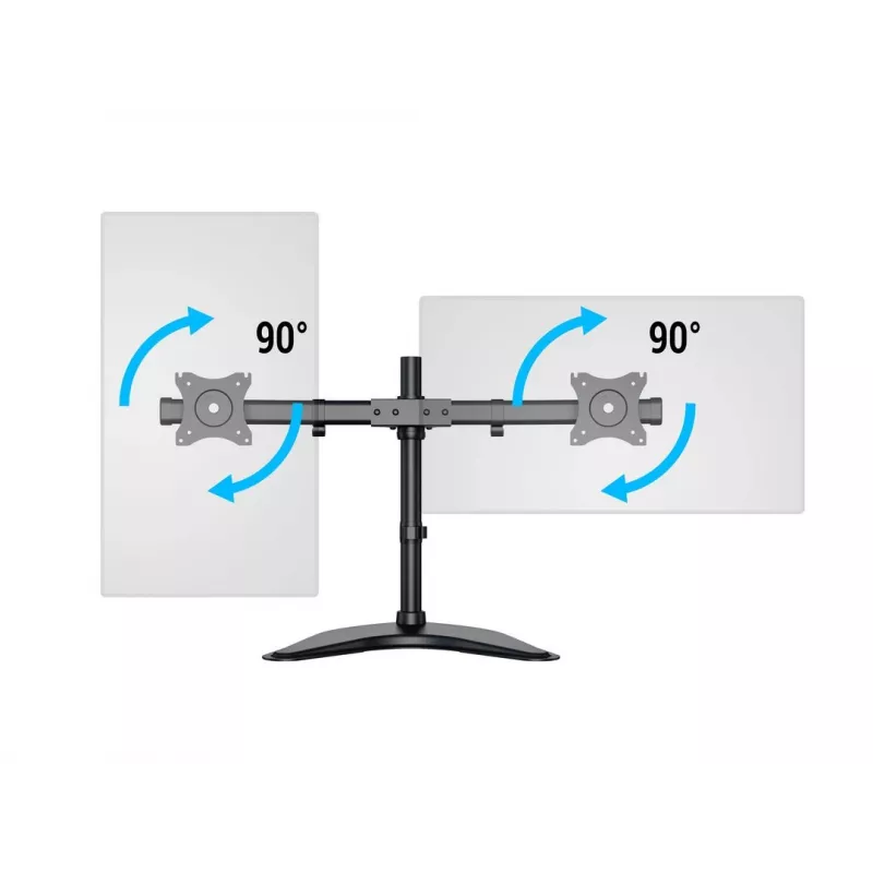 Multibrackets M Deskstand Basic Dual, voľne stojaci, 16 kg, 38,1 cm (15