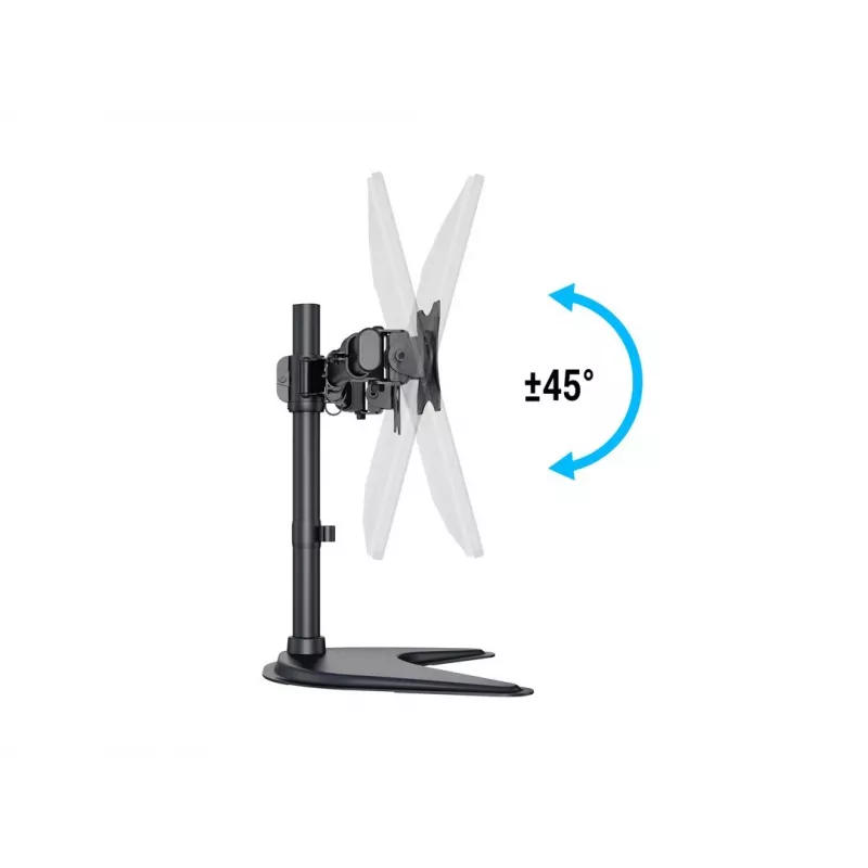 Multibrackets M Deskstand Basic Dual, voľne stojaci, 16 kg, 38,1 cm (15