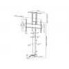 Multibrackets M motorizovaný TV lift Large nosnosť 50 kg obrazovky 37-65