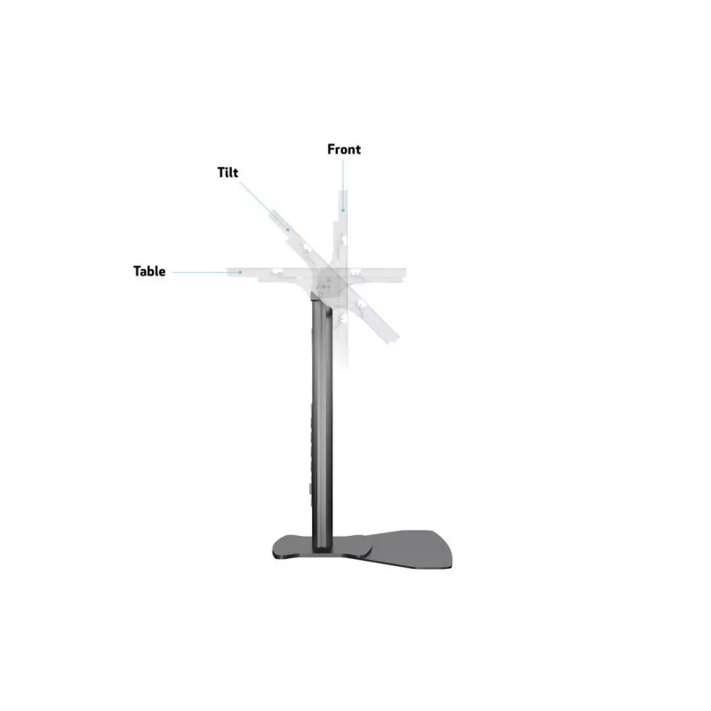 Multibrackets M Public Display Stand 110 HD Floorbase Single čierny