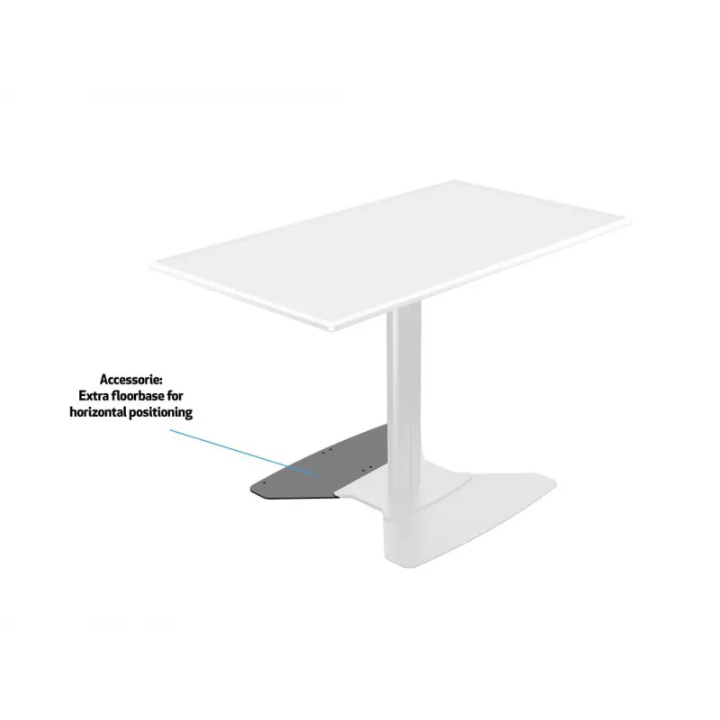 Multibrackets M Public Display Stand 110 HD Floorbase Single čierny