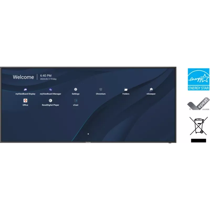 Viewsonic CDE105UW interaktívna tabuľa 2,67 m (105