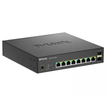 D-Link 10-portový Multi-Gigabit Smart Managed PoE+ prepínač s 8 Multi-Gigabit 2.5G PoE a 2 10G SFP+ portami
