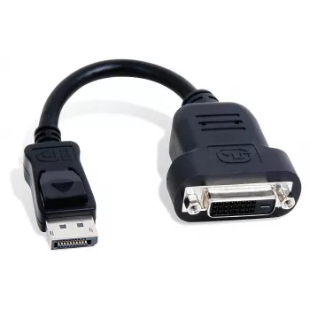 Matrox CAB-DP-DVIF video kábel adaptér 0,2 m DisplayPort DVI-D čierny