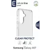 Cellularline Clear Protect - Galaxy A57 tvrdé puzdro s gumenými okrajmi