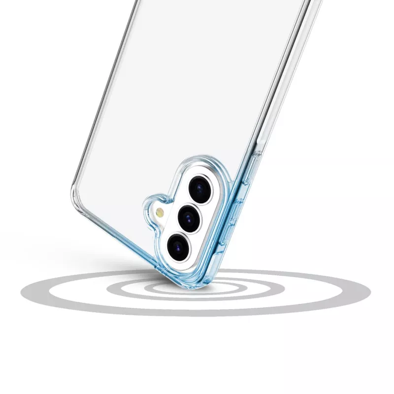 Cellularline Clear Protect - Galaxy A57 tvrdé puzdro s gumenými okrajmi