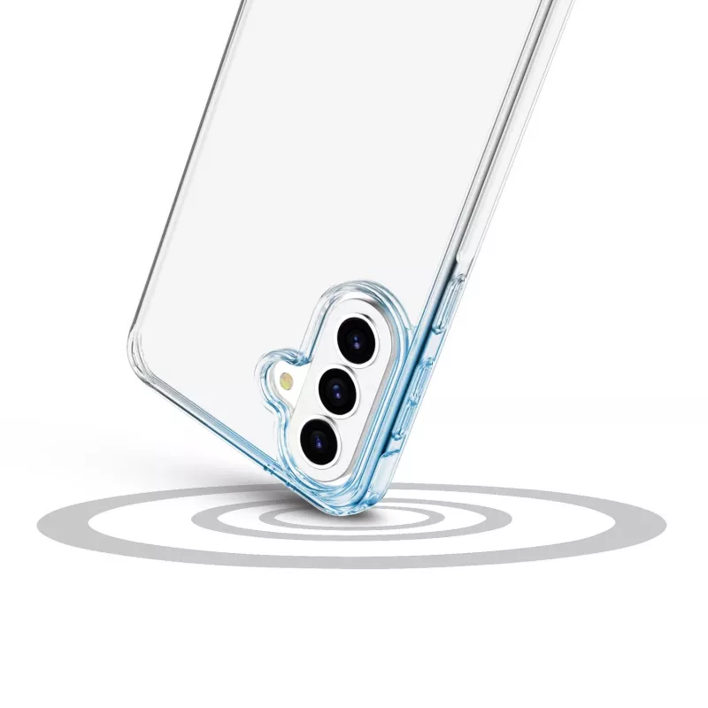 Cellularline Clear Protect – Galaxy A37 tvrdé puzdro s gumenými okrajmi