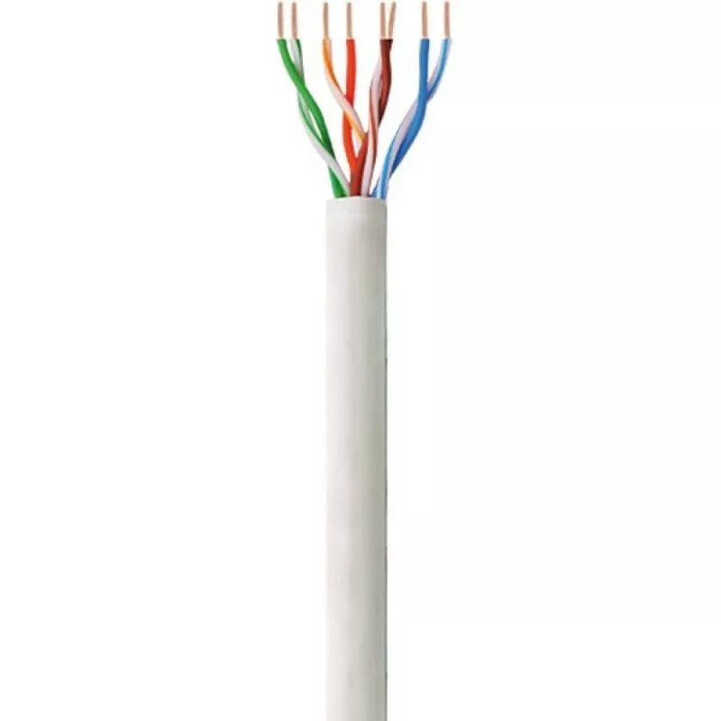 Techly ITP-C6U-FL-100 sieťový kábel sivý 100 m Cat6 U/UTP (UTP)
