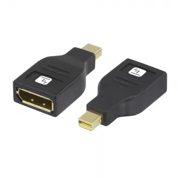 Techly IADAP DP-MDP2 kábel adaptér/adaptér DisplayPort Mini DisplayPort čierny