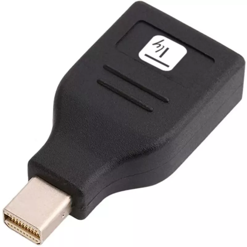 Techly IADAP DP-MDP2 kábel adaptér/adaptér DisplayPort Mini DisplayPort čierny